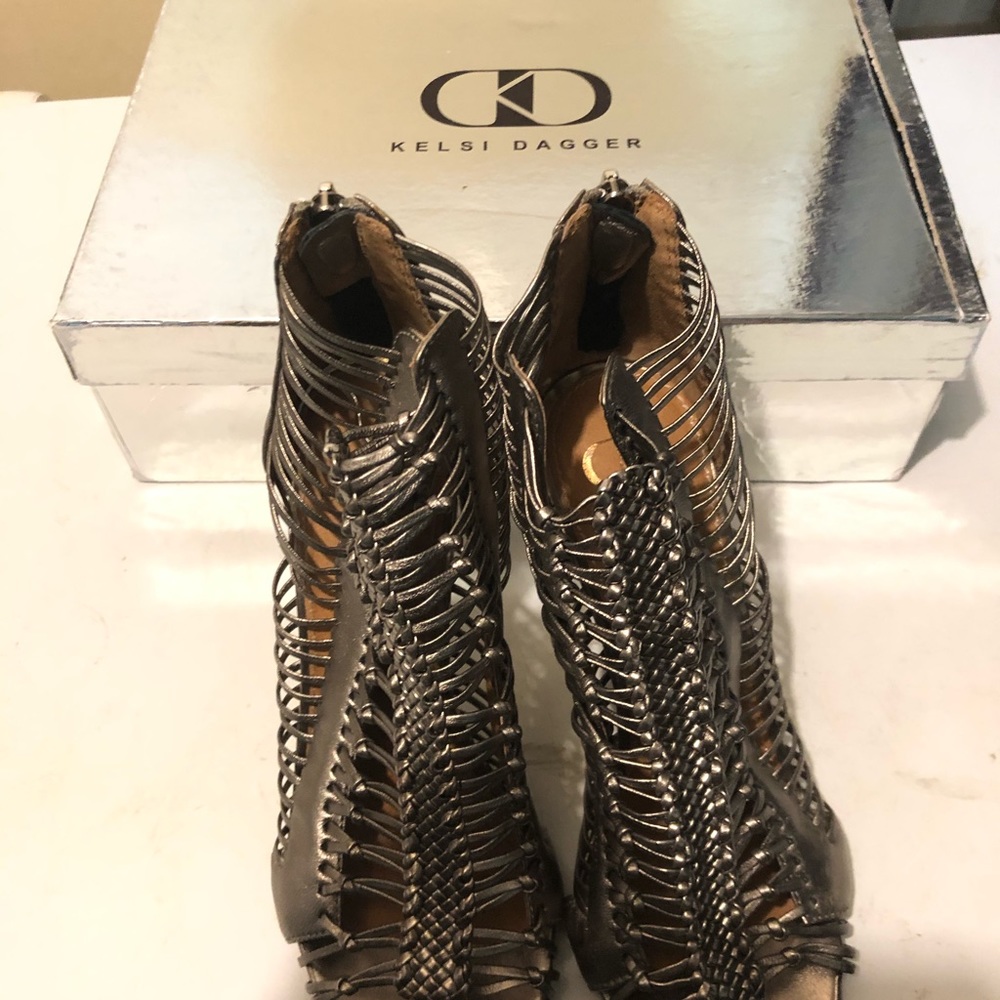 Kelsi Dagger Caged bootie
